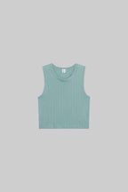 Pointelle Sleeveless Crew