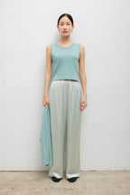 Pointelle Sleeveless Crew
