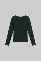 Pointelle Slim Fit Long Sleeve