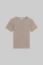 Pointelle Slim Fit Tee