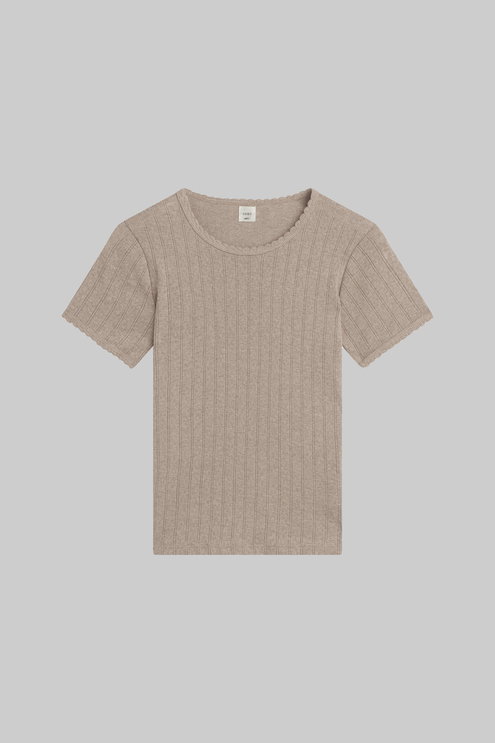 Pointelle Slim Fit Tee