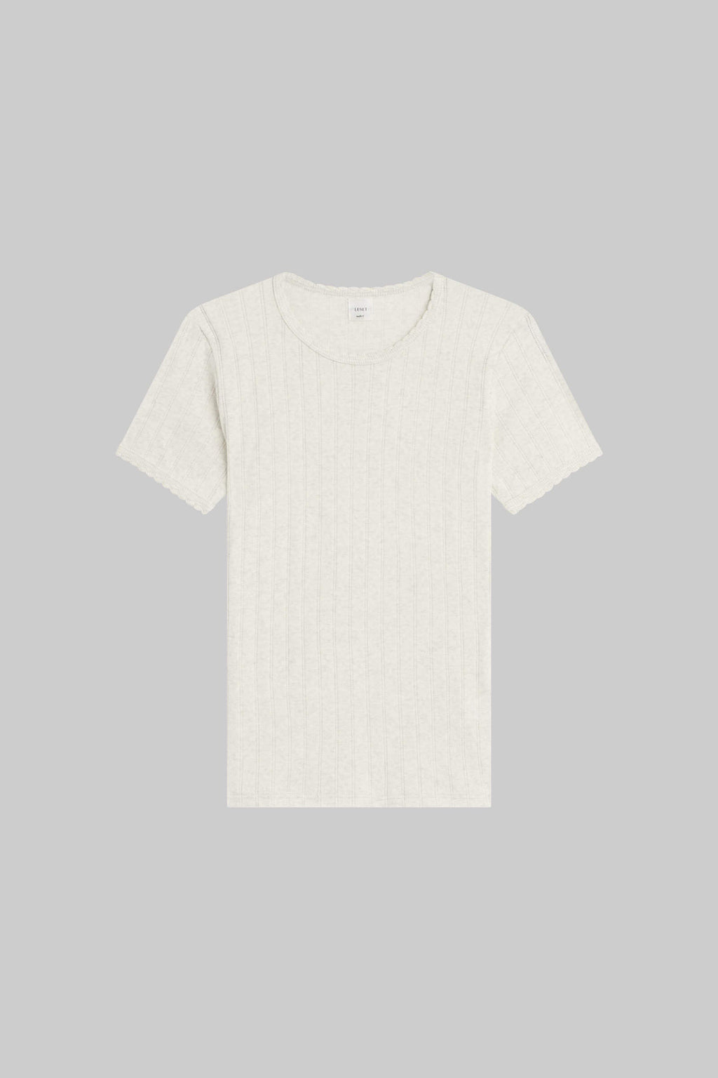 Pointelle Slim Fit Tee