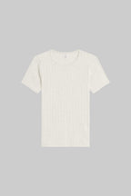 Pointelle Slim Fit Tee