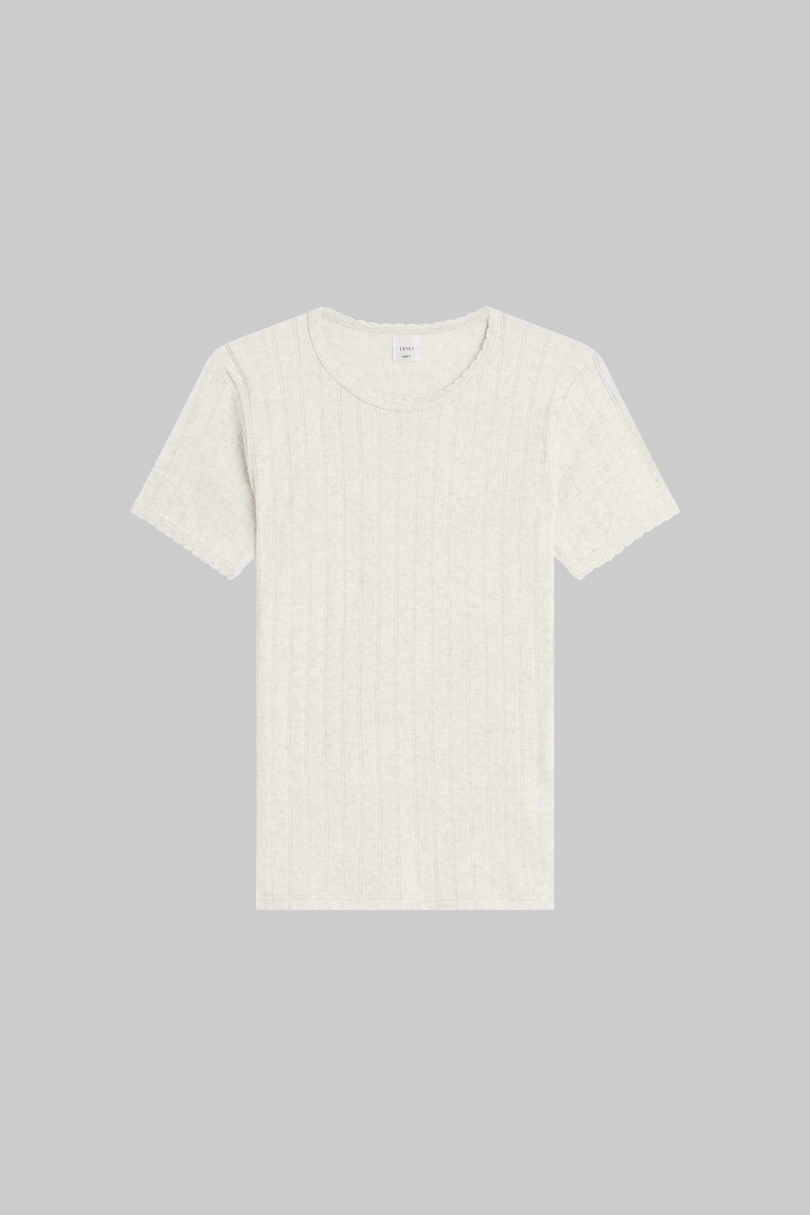 Pointelle Slim Fit Tee