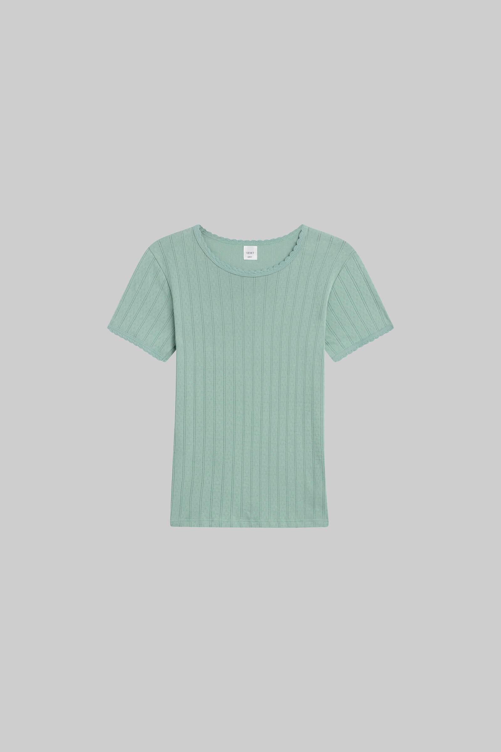 Pointelle Slim Fit Tee