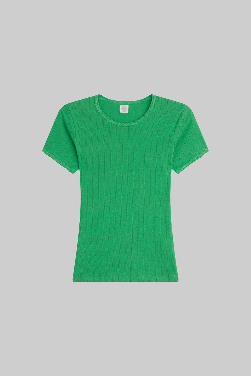 Pointelle Slim Fit Tee