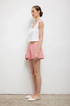 Pointelle Button Down Tank