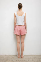 Pointelle Button Down Tank