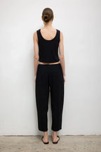 Pointelle Button Down Tank