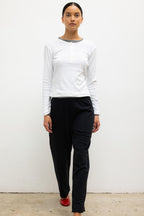 Pointelle Long Sleeve Henley