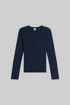 Pointelle Slim Fit Long Sleeve