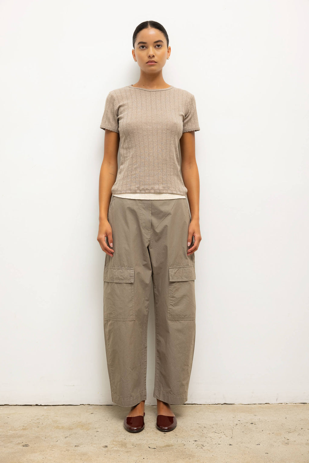 Pointelle Slim Fit Tee