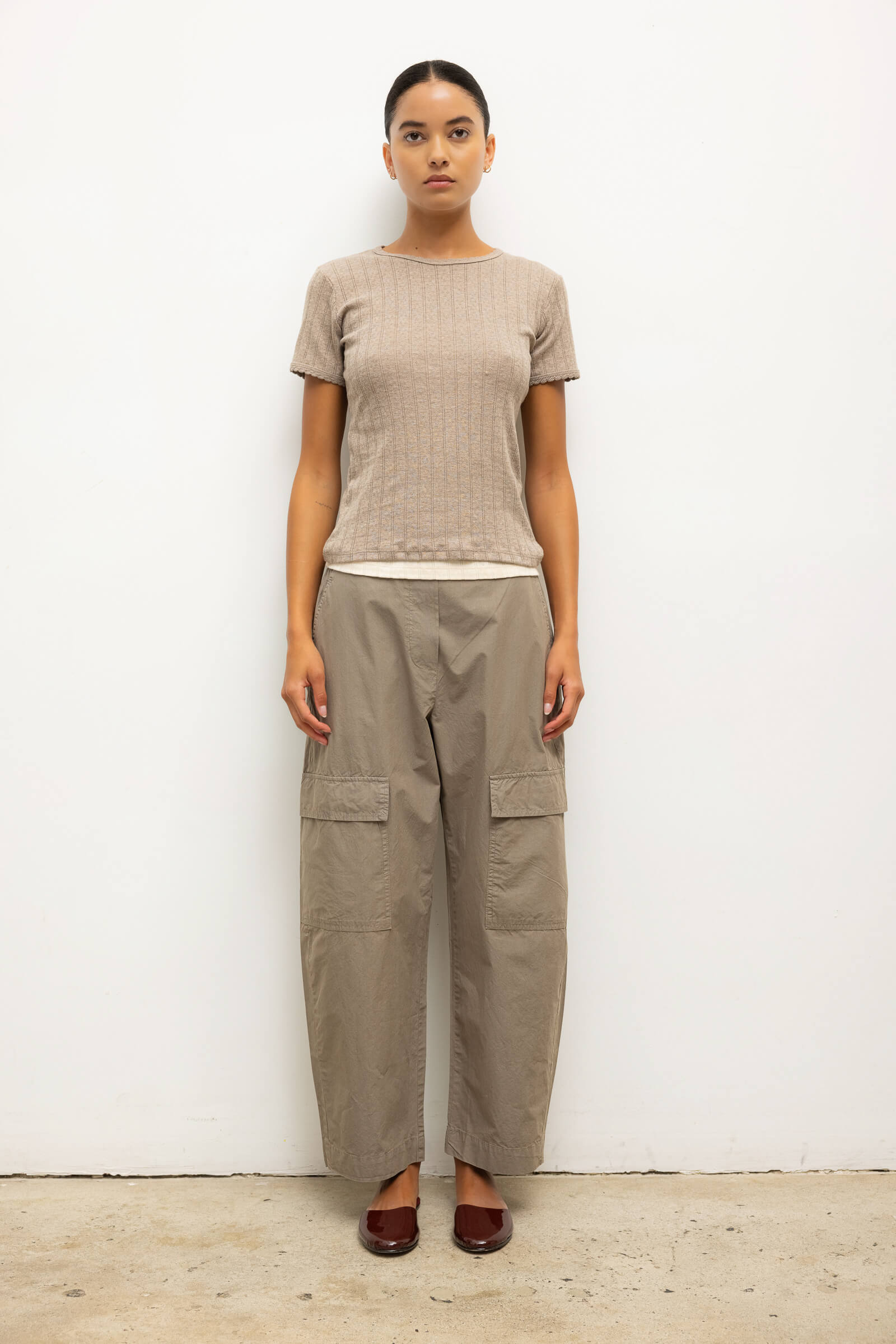 Pointelle Slim Fit Tee