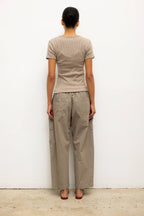 Pointelle Slim Fit Tee
