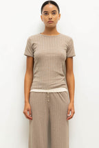 Pointelle Slim Fit Tee