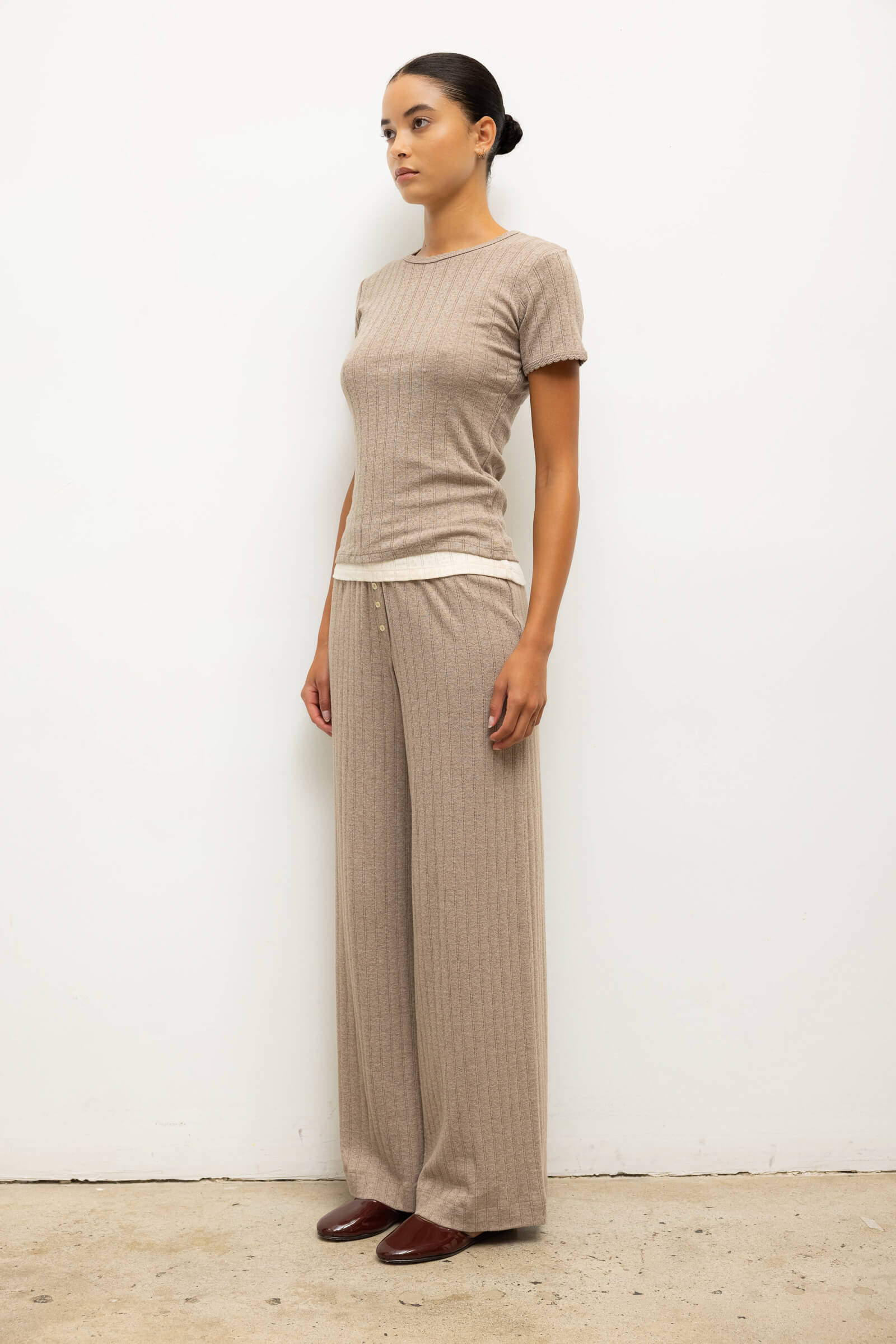 Pointelle Slim Fit Tee