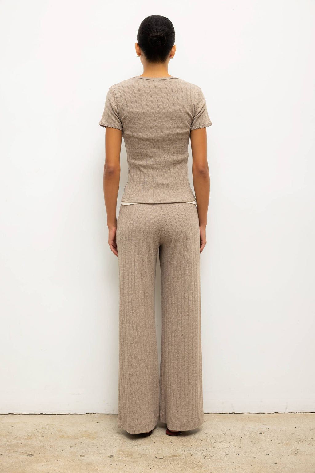 Pointelle Slim Fit Tee