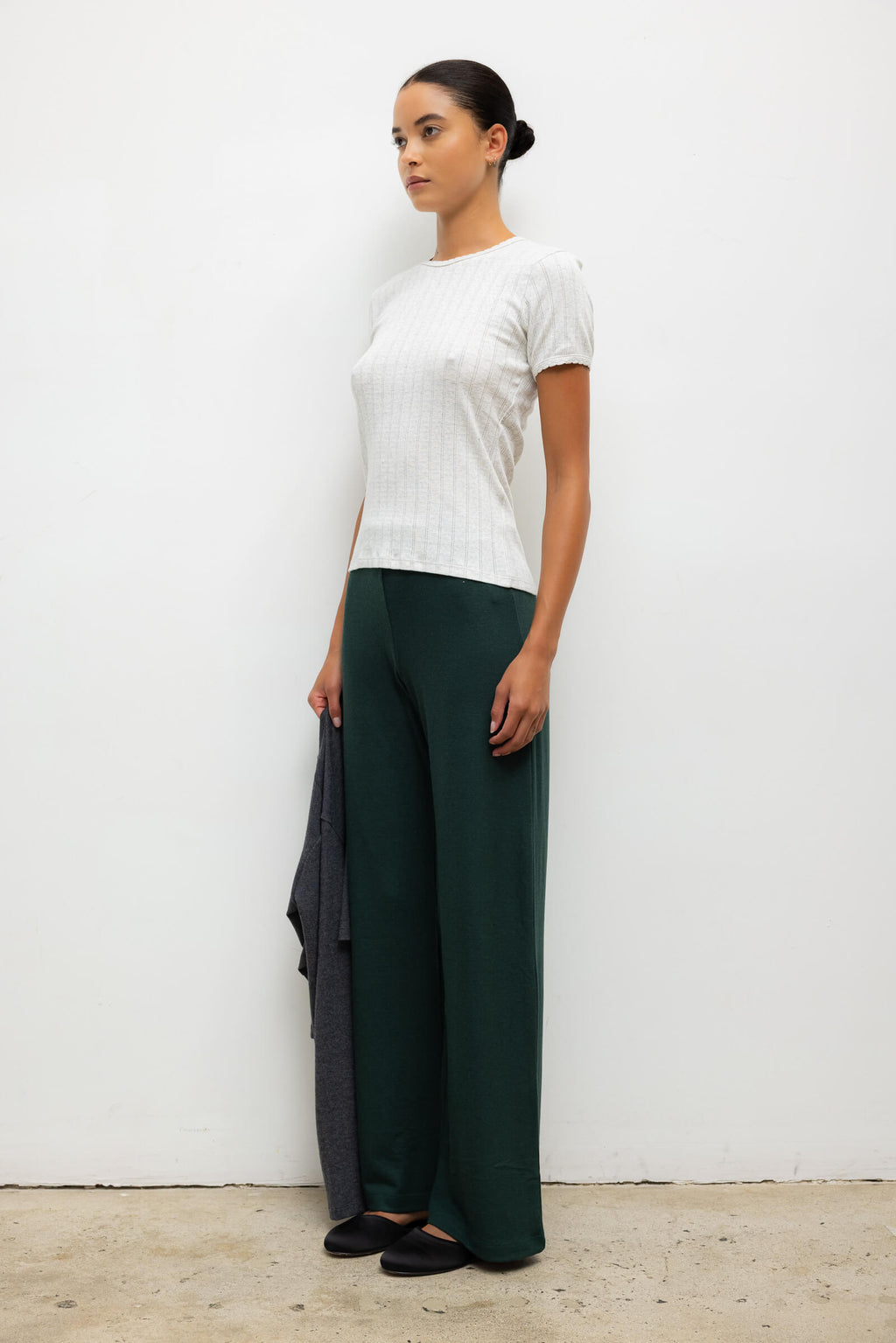 Pointelle Slim Fit Tee
