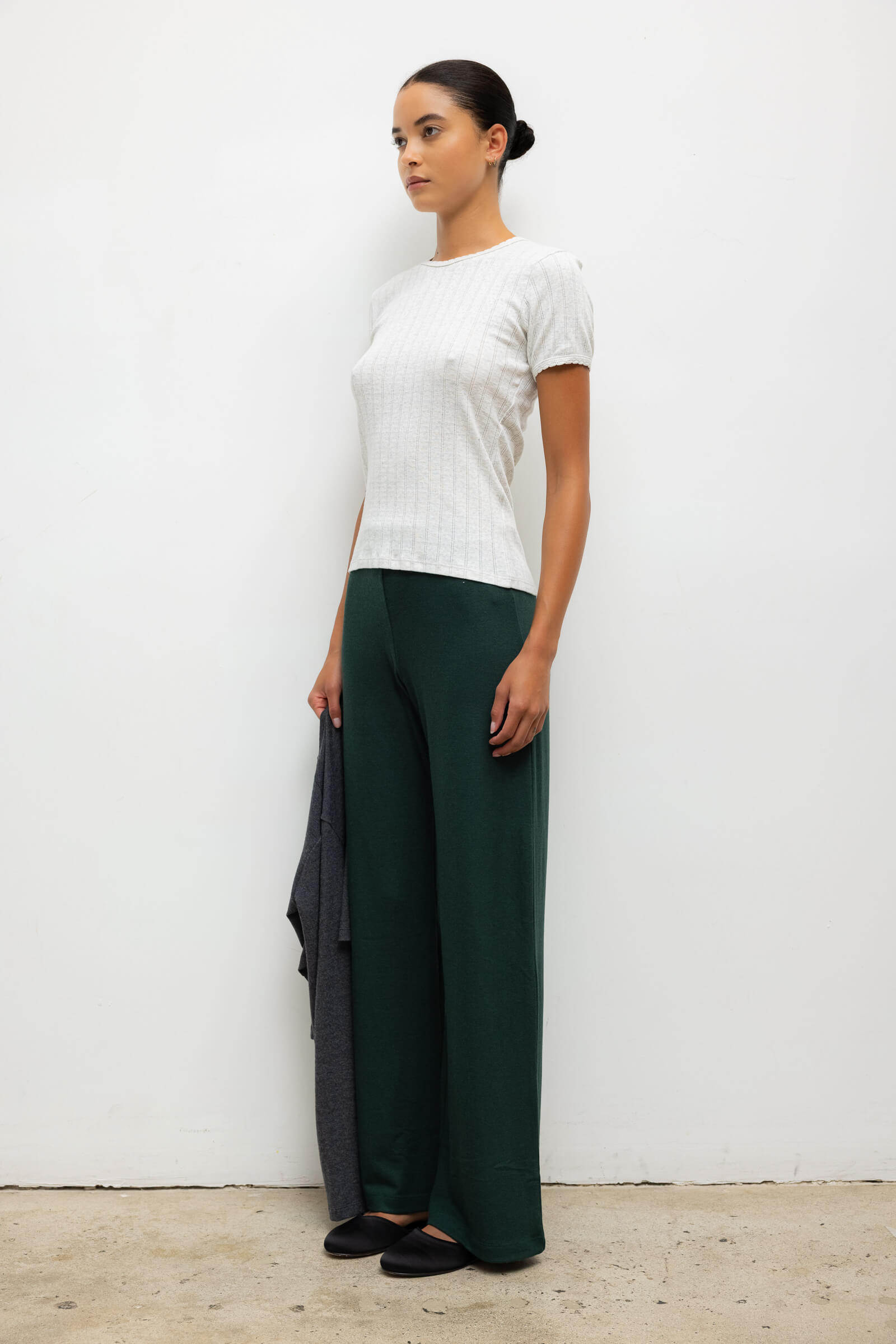 Pointelle Slim Fit Tee
