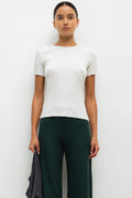 Pointelle Slim Fit Tee