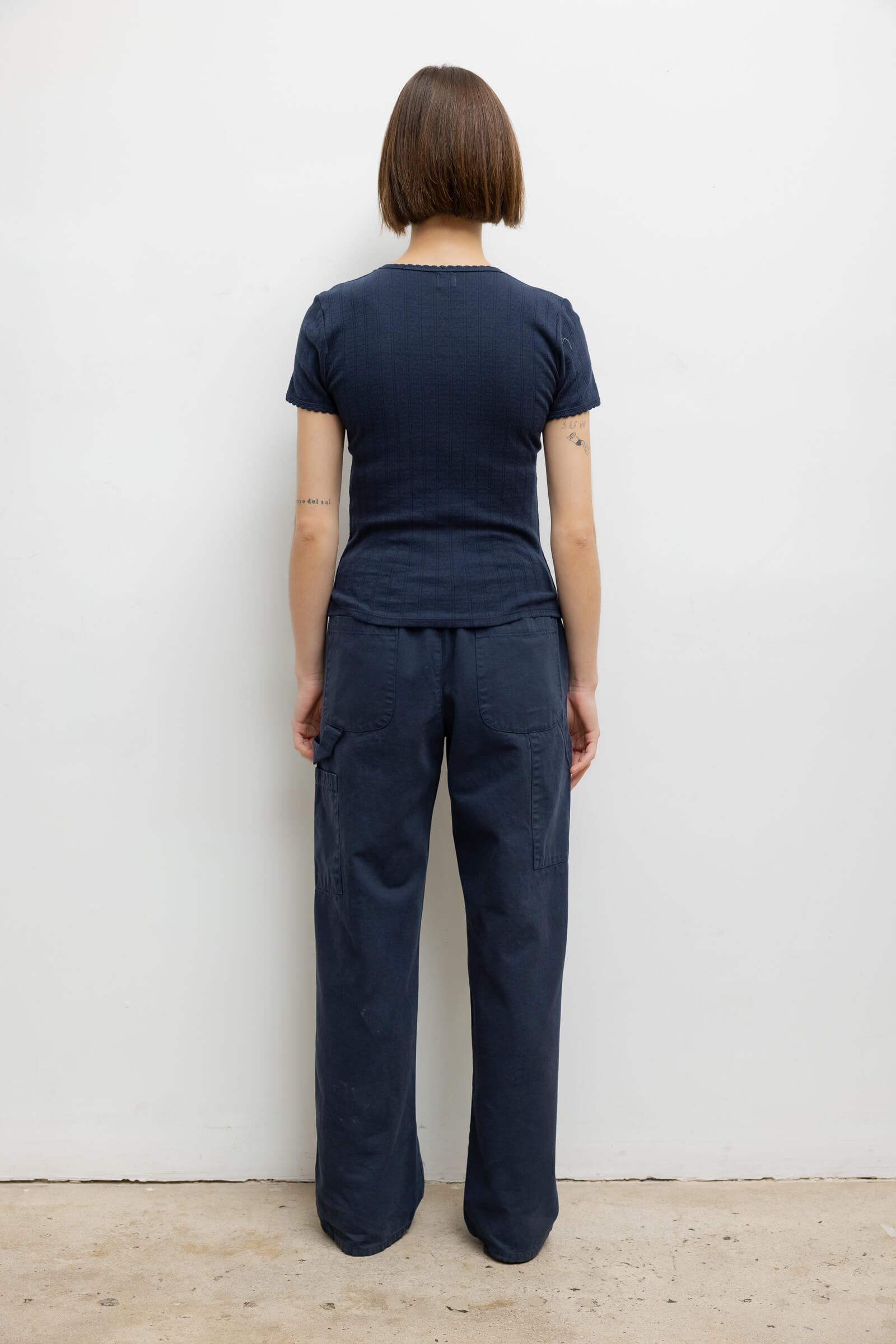 Pointelle Slim Fit Tee