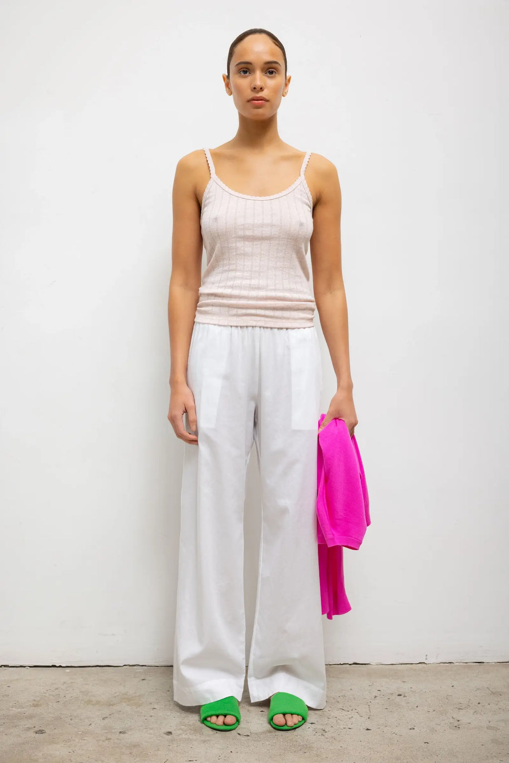 Pointelle Tank