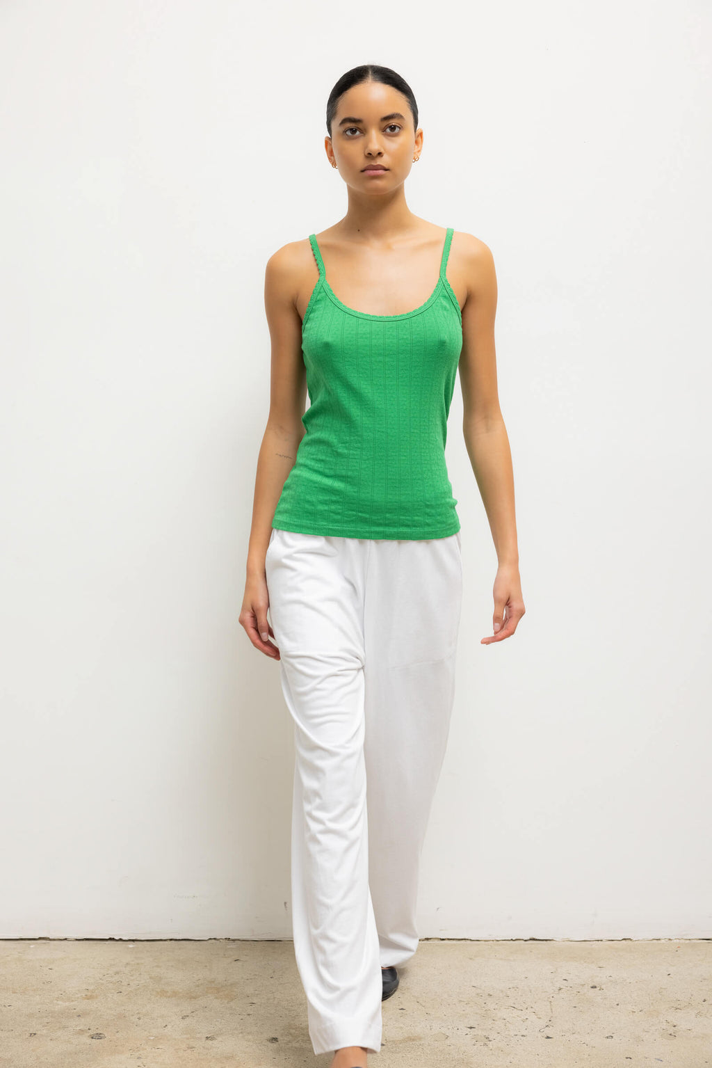 Pointelle Tank