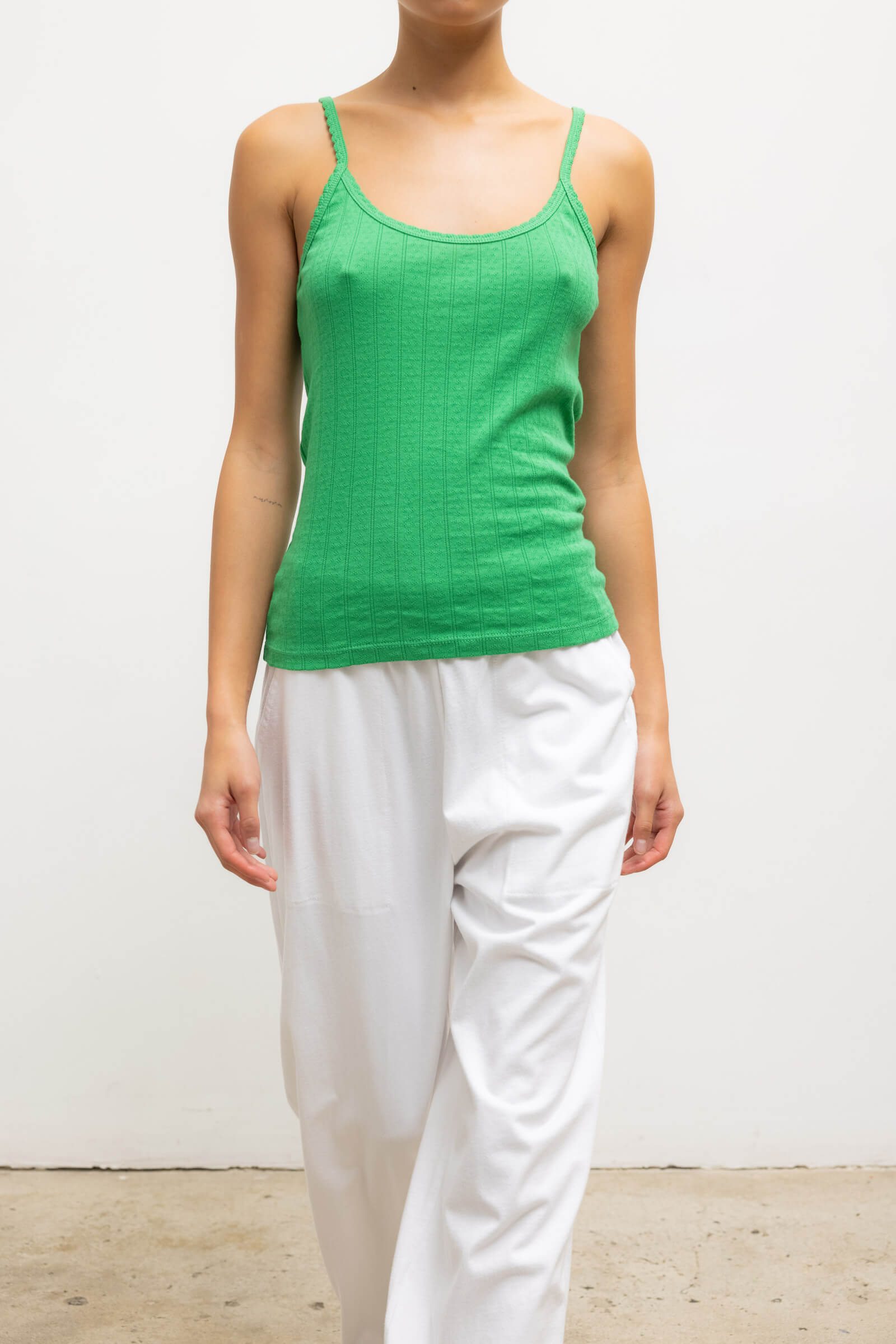 Pointelle Tank