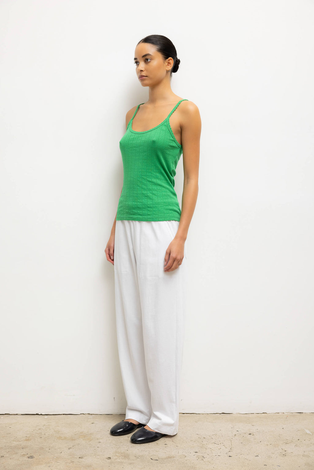 Pointelle Tank