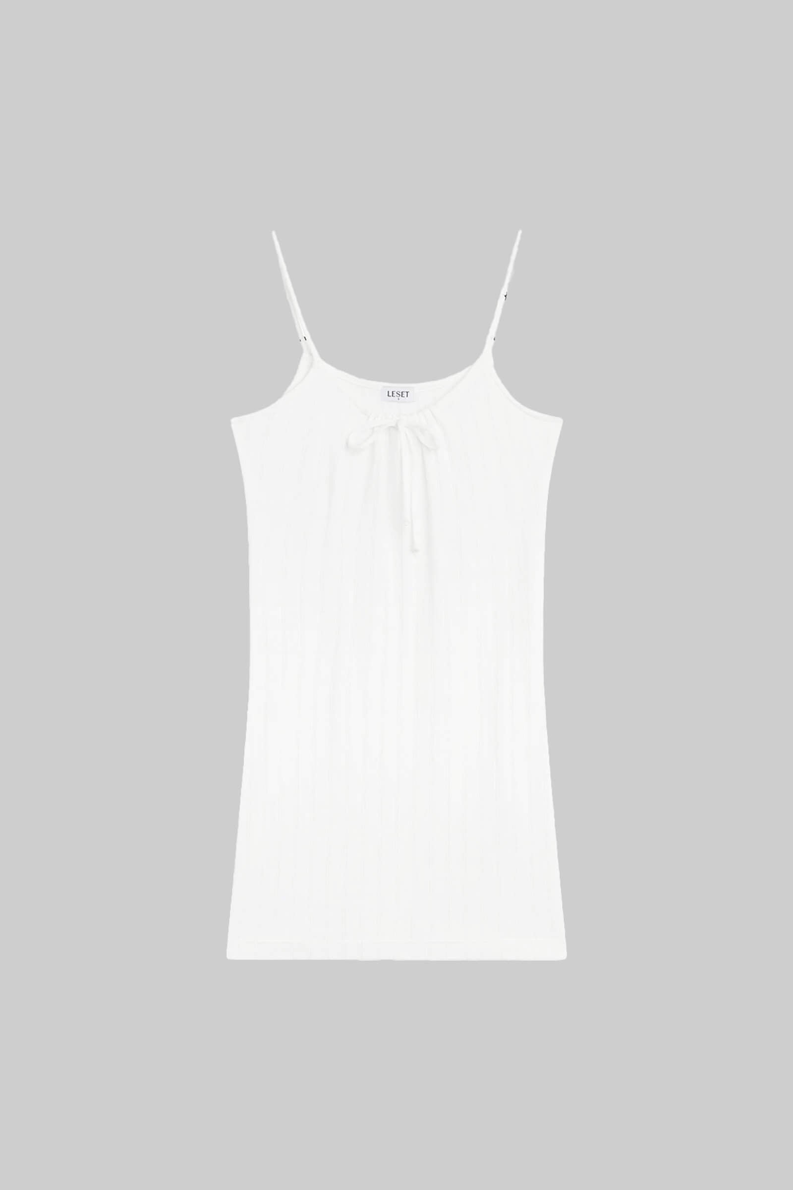 Pointelle Tie Front Dress