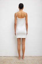 Pointelle Tie Front Dress