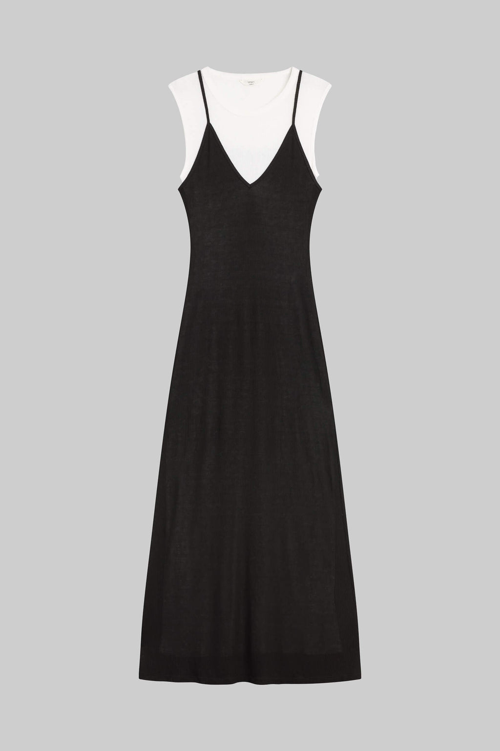 Rozzi V Neck Muscle Maxi Dress