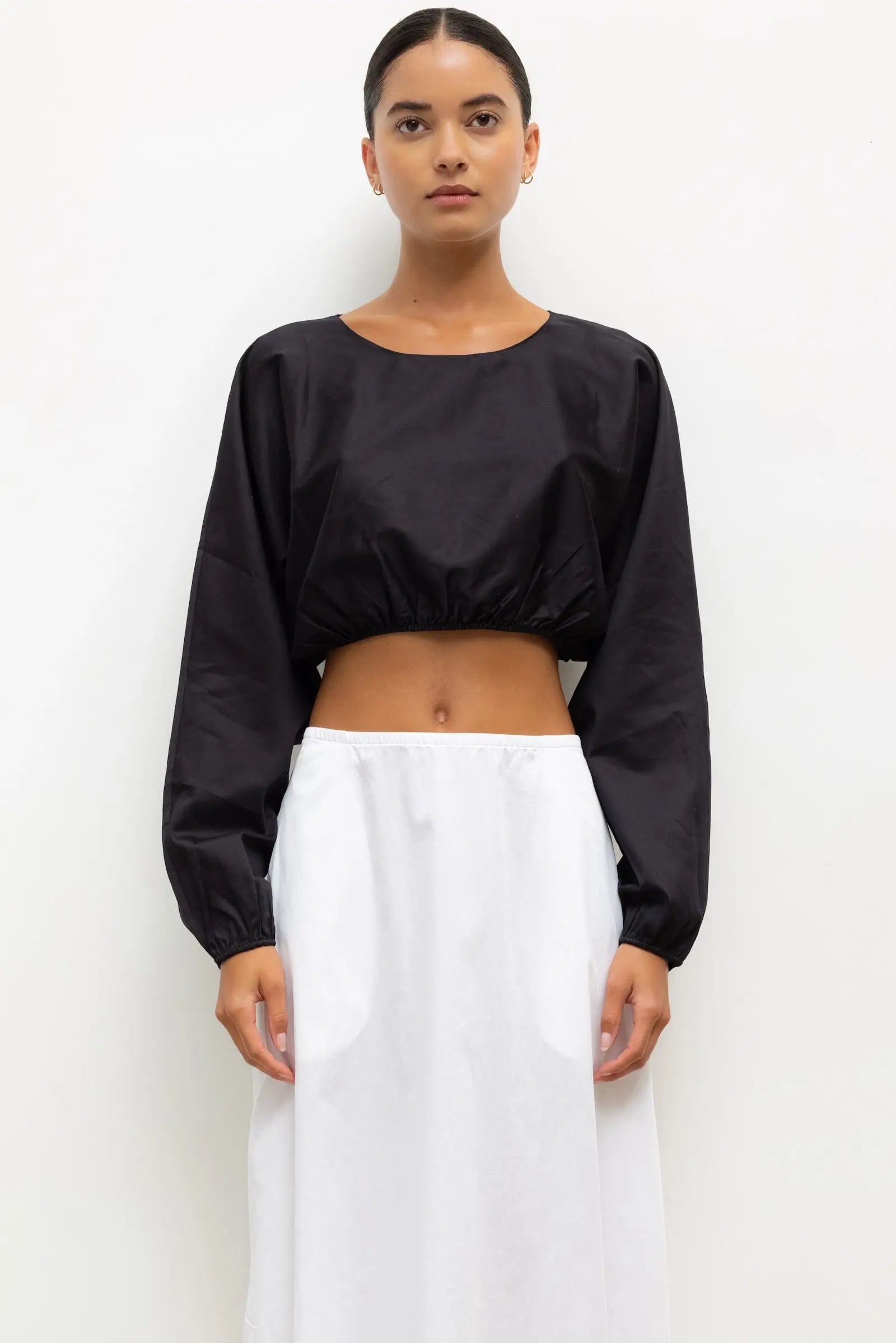 Yoko Long Sleeve Blouson Top