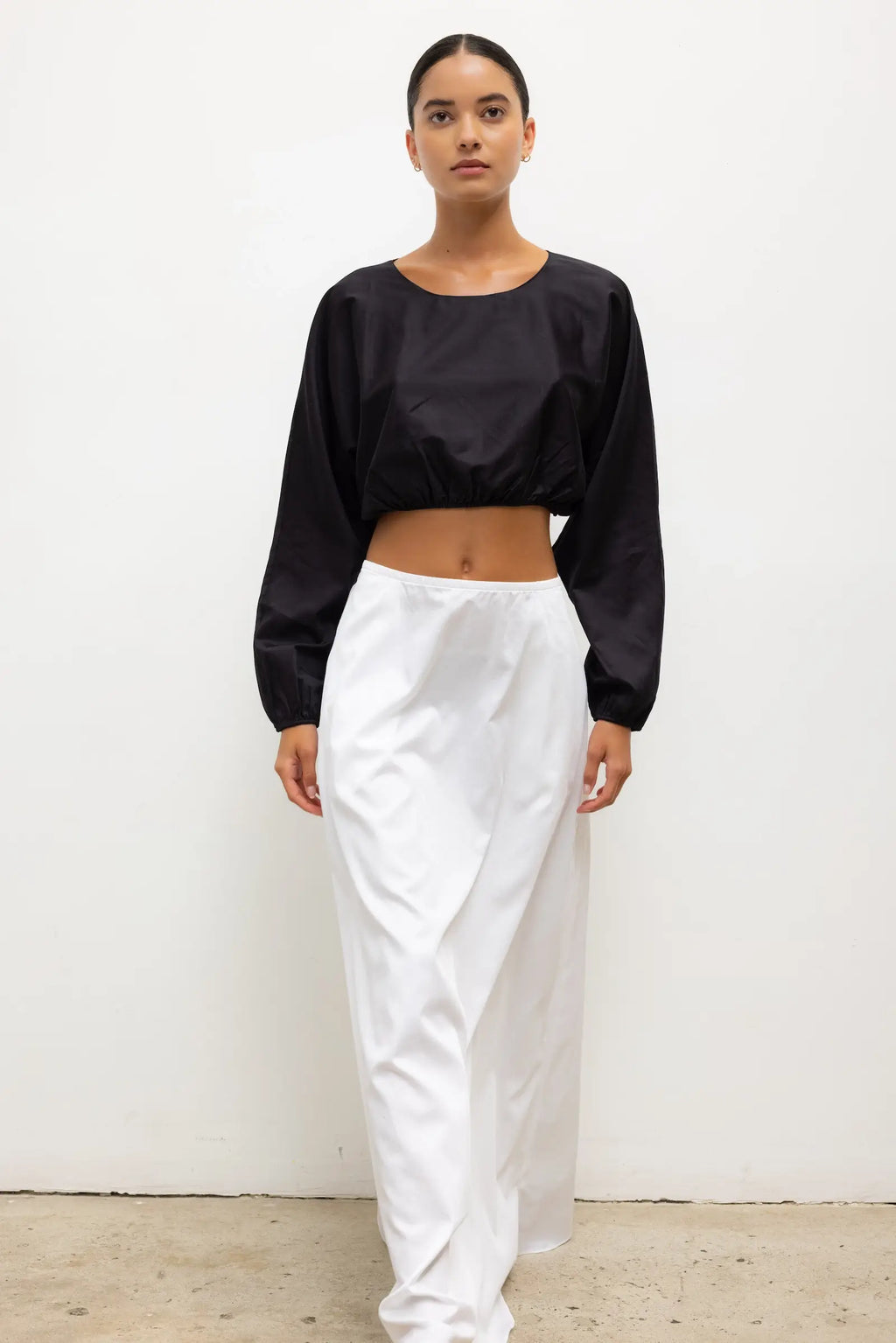 Yoko Long Sleeve Blouson Top