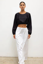 Yoko Long Sleeve Blouson Top