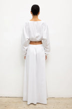Yoko Long Sleeve Blouson Top
