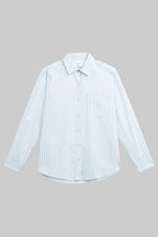 Yoshi Stripe Classic Oversized Button Down
