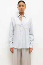 Yoshi Stripe Classic Oversized Button Down