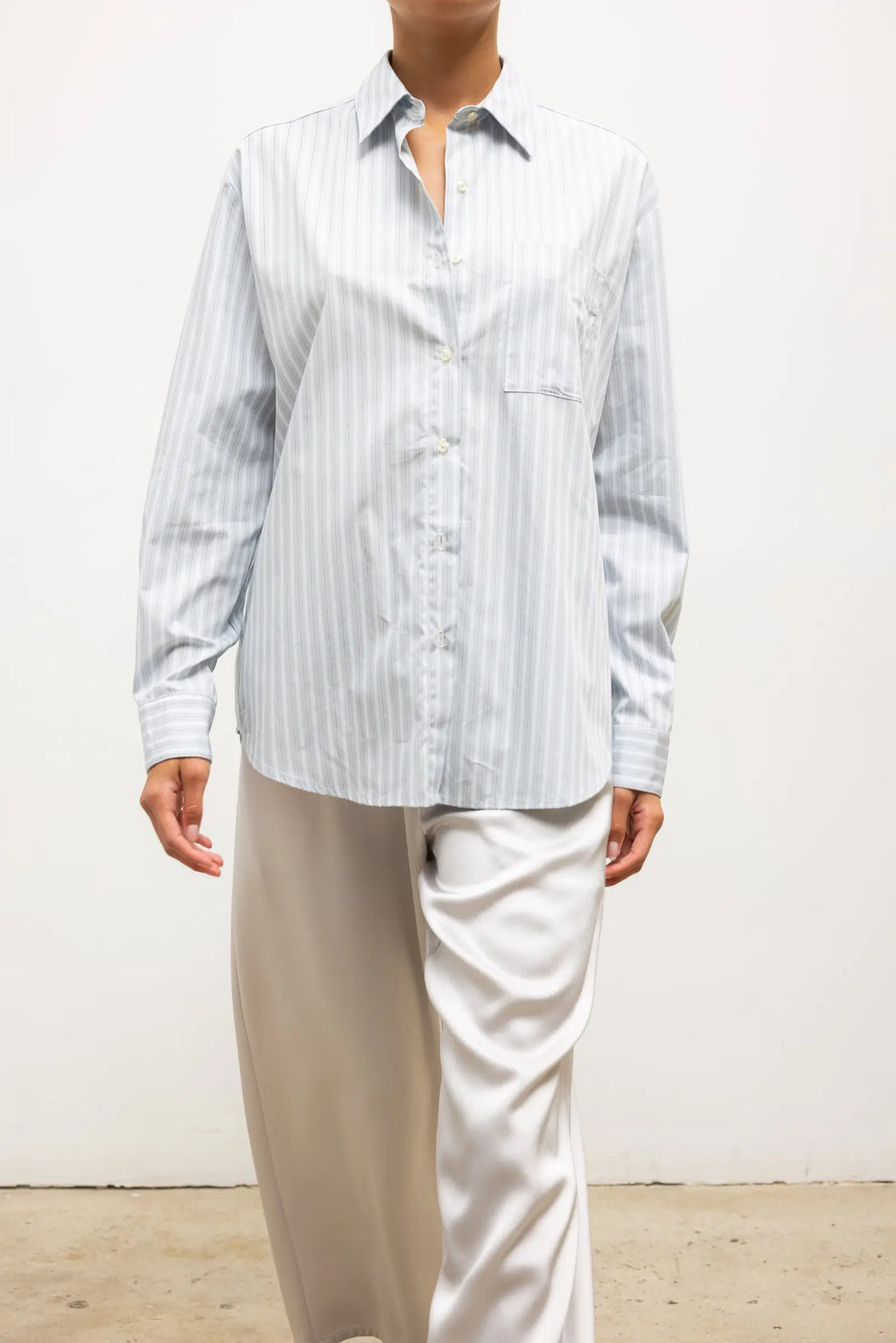 Yoshi Stripe Classic Oversized Button Down