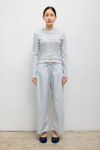 Yoshi Stripe Crop Drawstring Pant