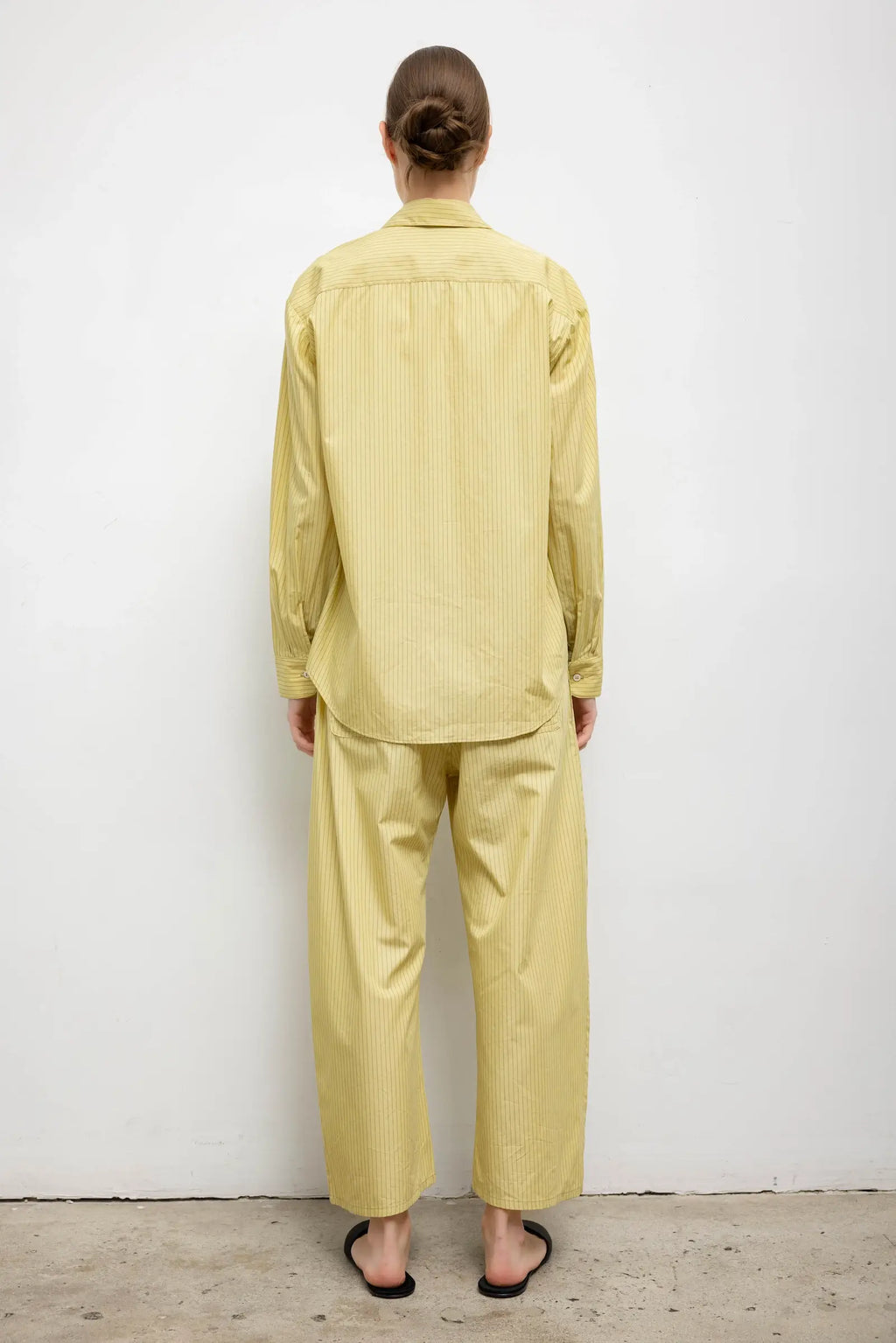 Yoshi Stripe Crop Drawstring Pant