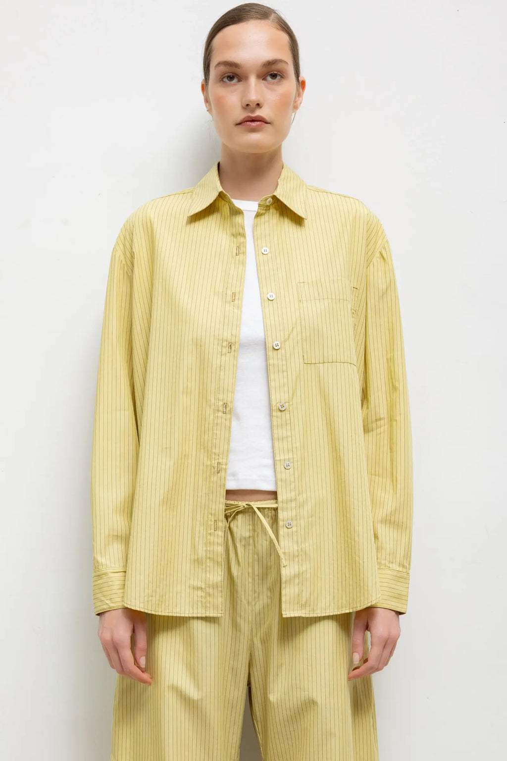 Yoshi Stripe Classic Oversized Button Down