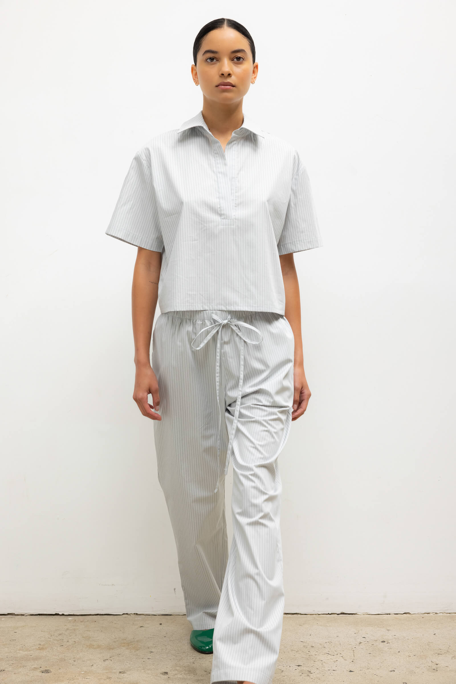 Yoshi Stripe Classic Tie Pant