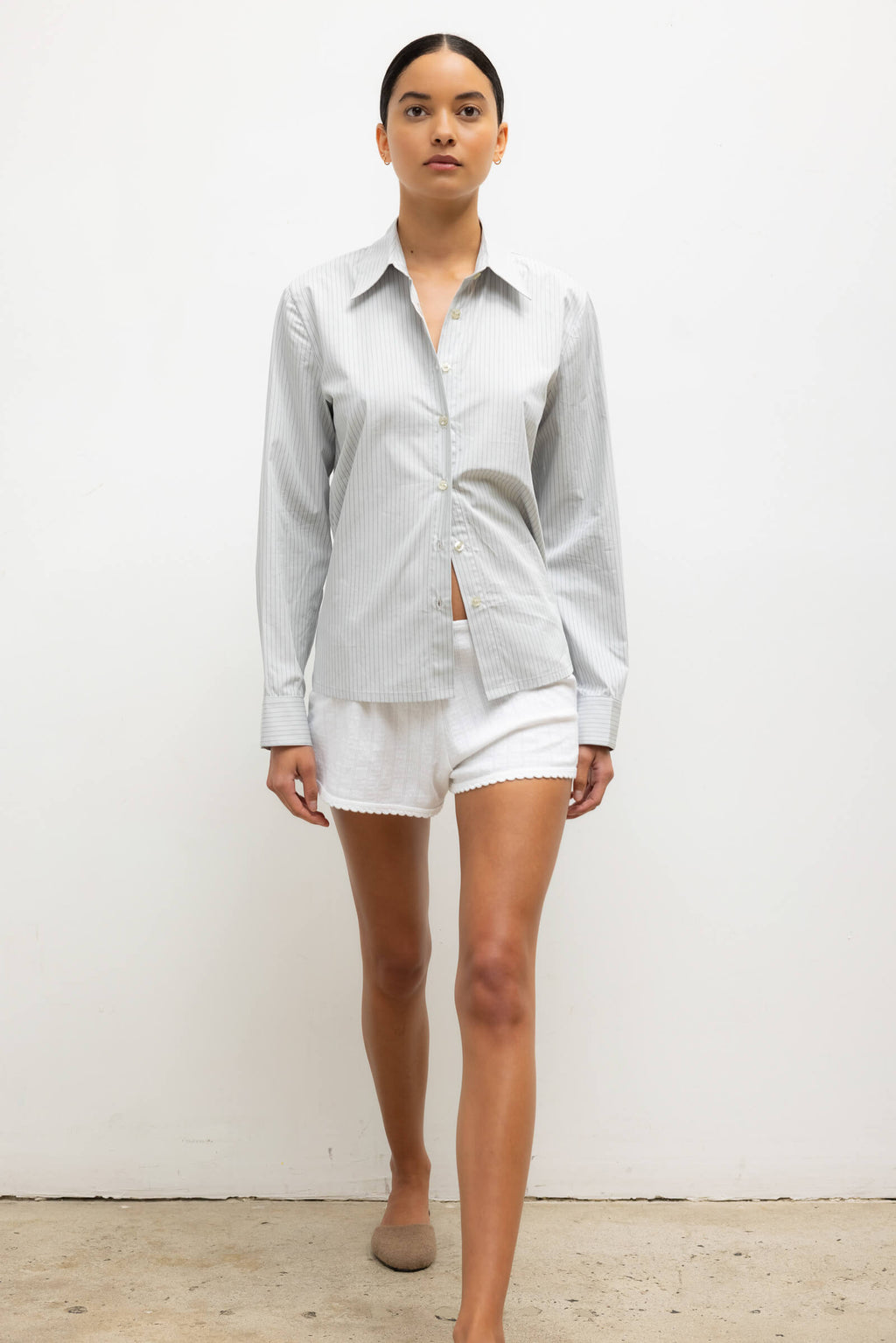 Yoshi Stripe Slim Fit Button Down