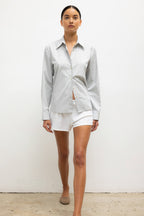 Yoshi Stripe Slim Fit Button Down