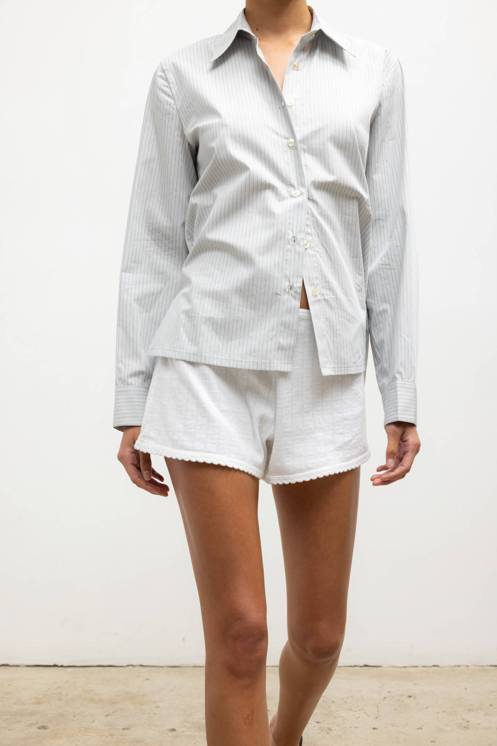 Yoshi Stripe Slim Fit Button Down