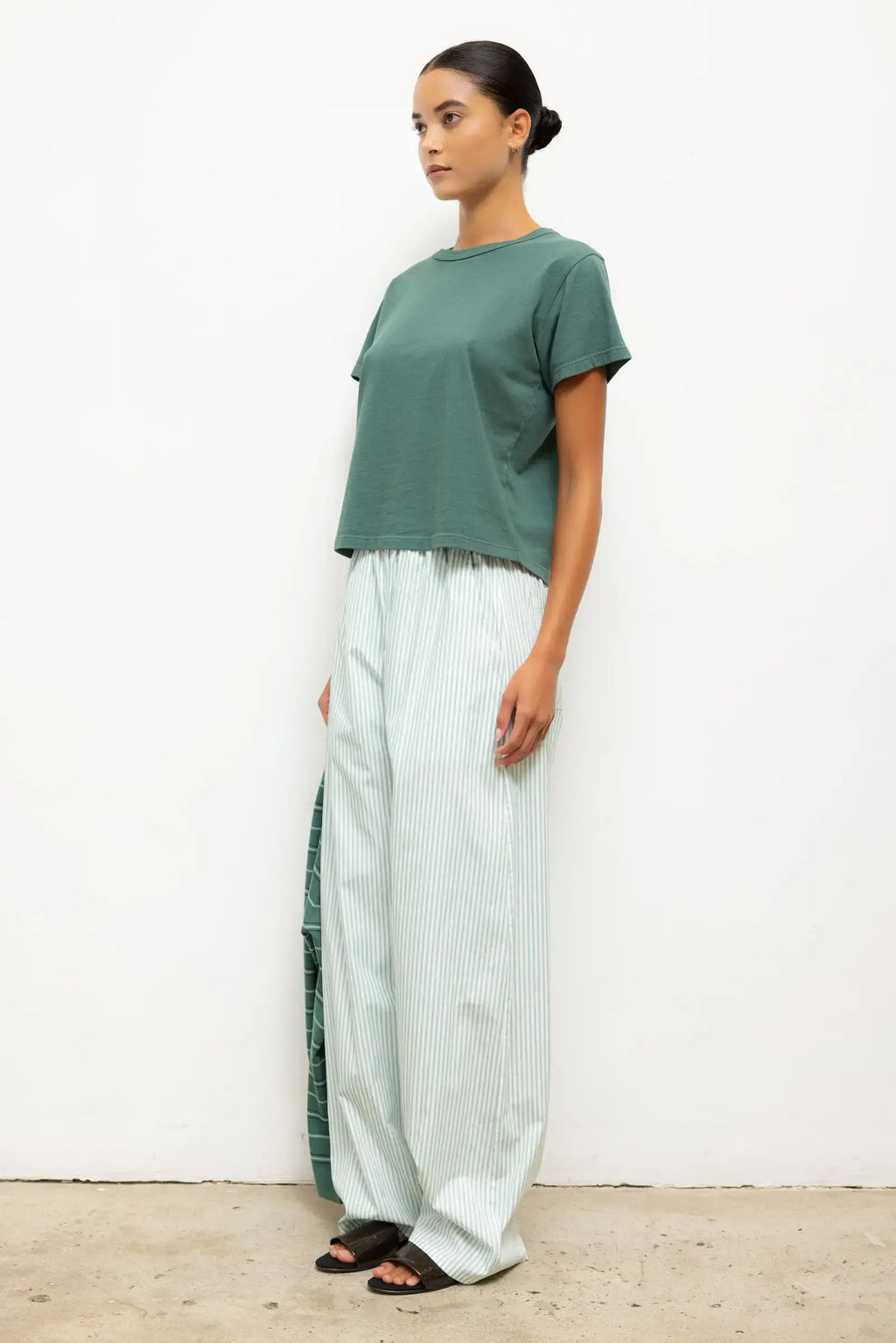 Yoshi Stripe Wide Leg Pant