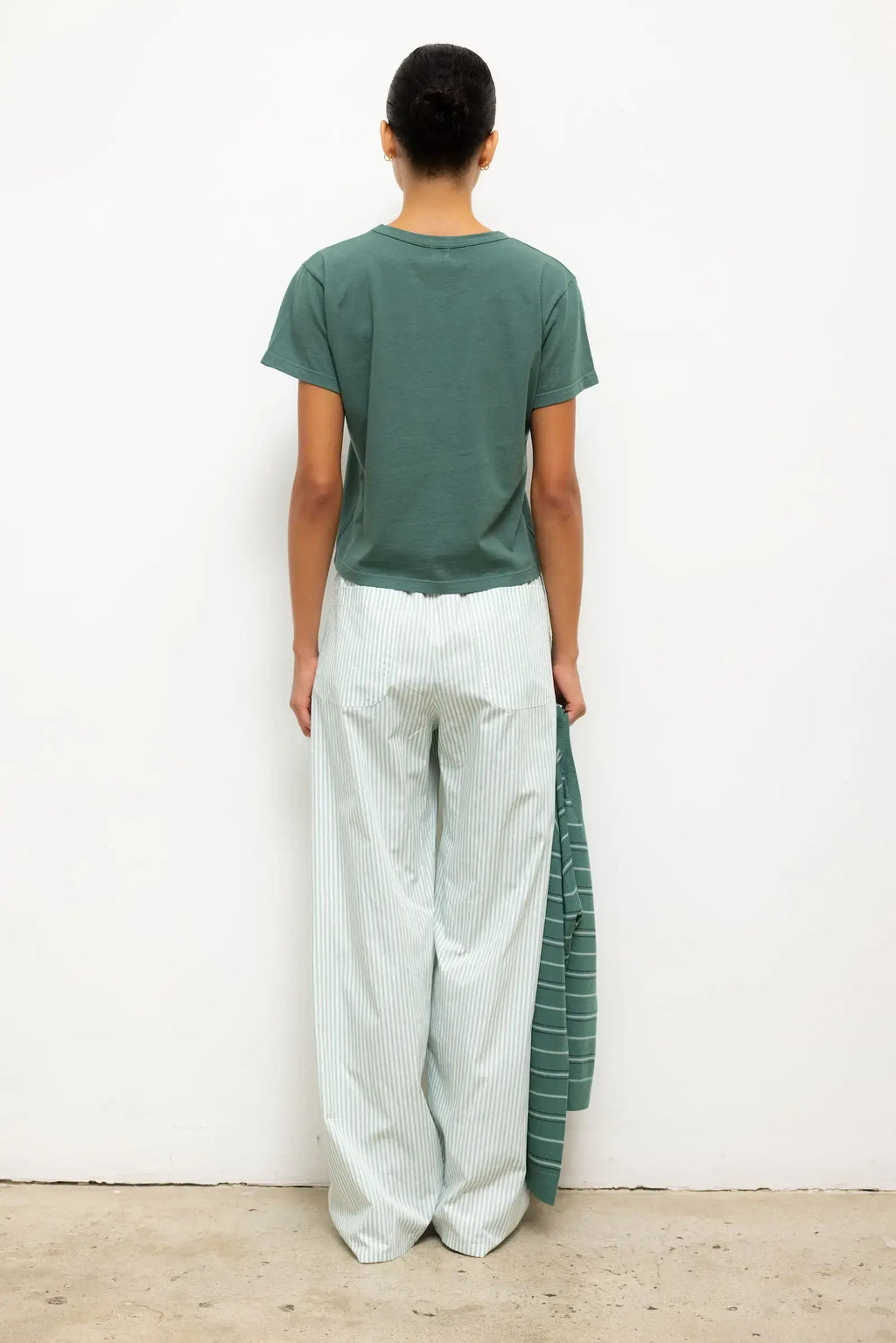 Yoshi Stripe Wide Leg Pant