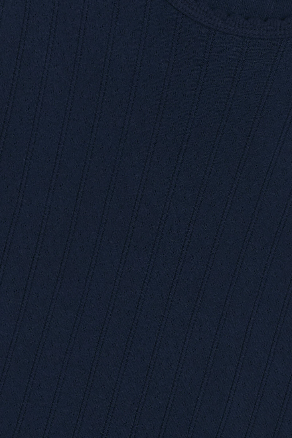 Pointelle Slim Fit Long Sleeve