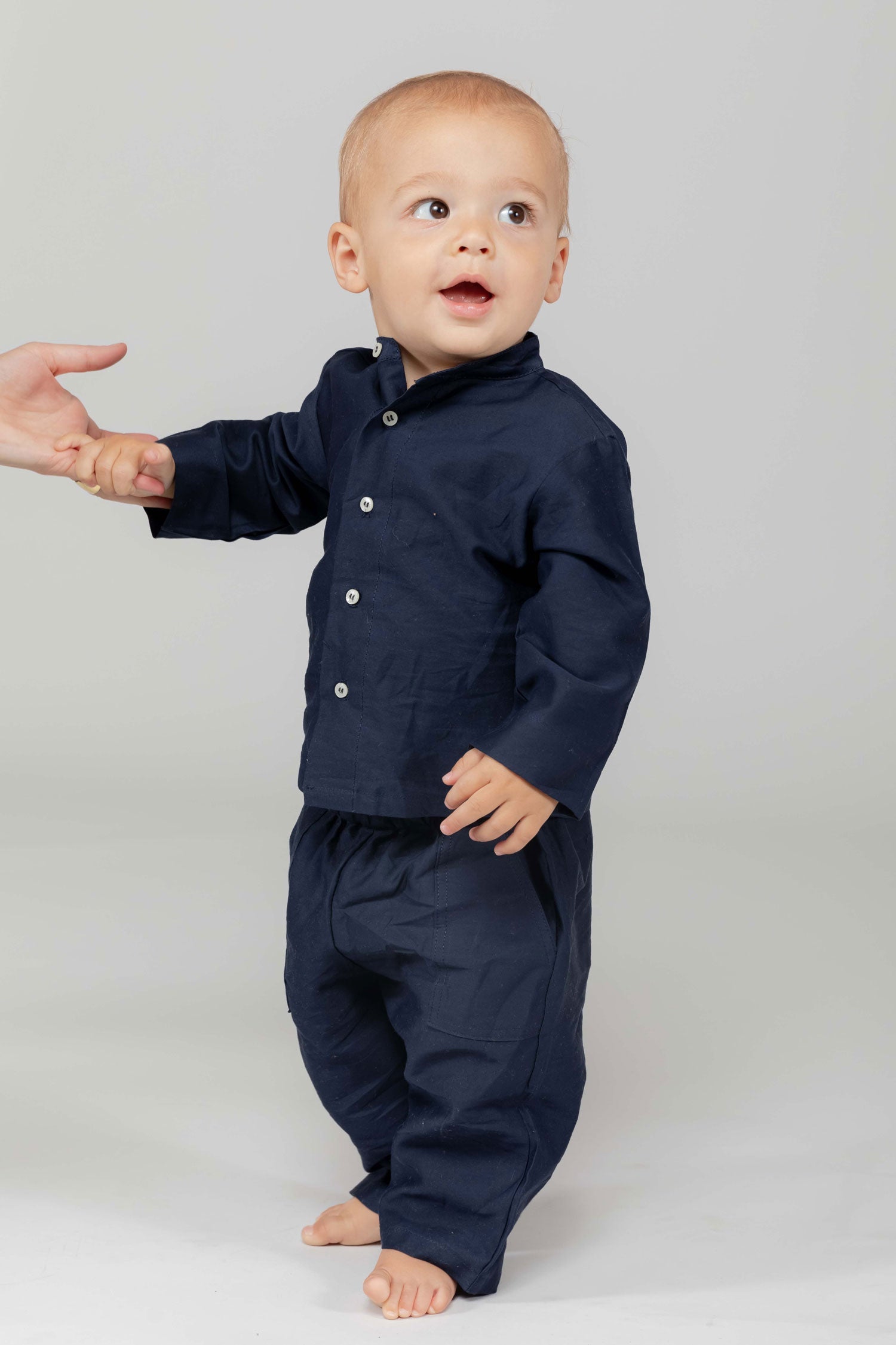 Yoko Bebe Collarless Shirt